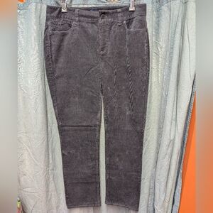 Talbots Charcoal Corduroy Trousers